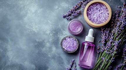 Lavender Essential Oils and Bath Salts