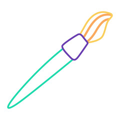 Brush Line Art Perfect for designs with School, college and child education themes