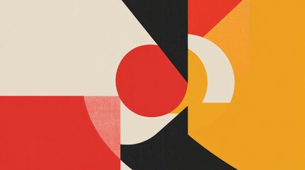 Minimalist poster with bold typography and a limited color palette, showcasing modern graphic design principles