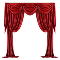 Red Stage Curtains