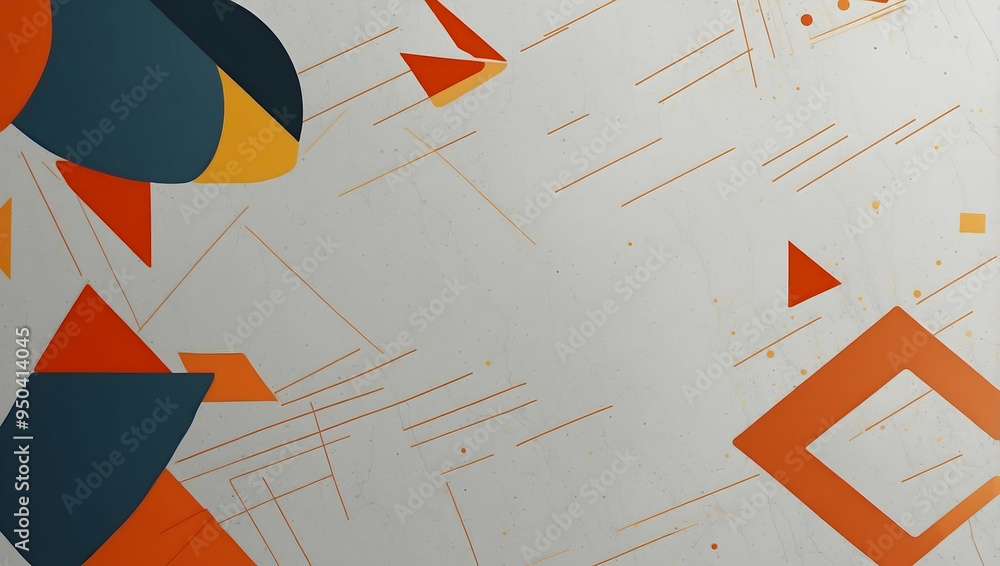 Poster abstract geometric background: a dynamic and colorful abstract background featuring geometric shapes