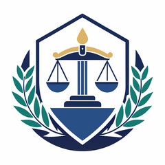 Law Firm Logo art Vector