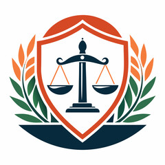 Law Firm Logo art Vector