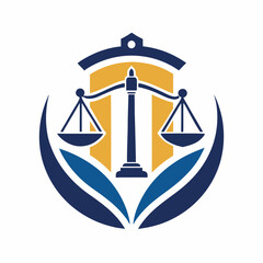 Law Firm Logo art Vector