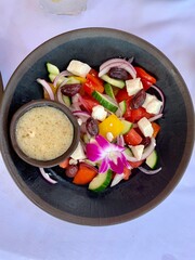 salad with vegetables