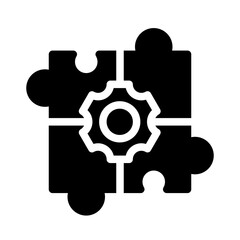 data integration glyph icon