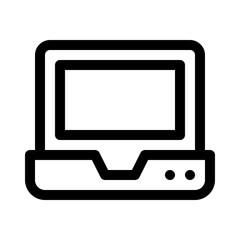 laptop line icon
