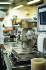 Fototapeta premium Espresso Machine in a Professional Kitchen