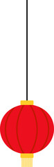Flat Design Chinese lantern decoration