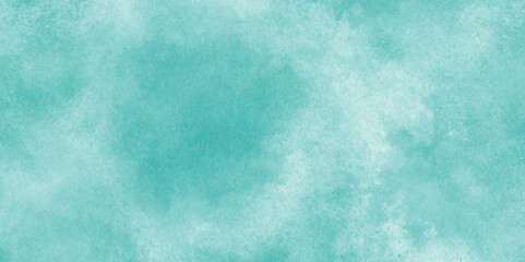  Vibrant clear blue sky with puffy and blurry natural clear clouds, Abstract blue watercolor painted sky background by teal color blue, Abstract blue color clouds background.