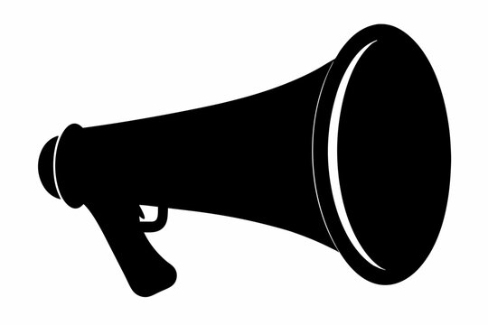 recommend clip art: megaphone icon, megaphone silhouette vector, Loudspeaker megaphone line art icon	