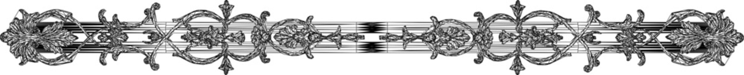 Vector sketch illustration design ornament frame background pattern classic vintage ethnic traditional