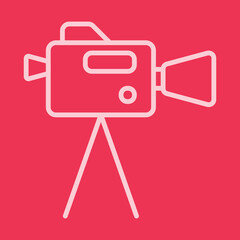 Video Camera Icon Design
