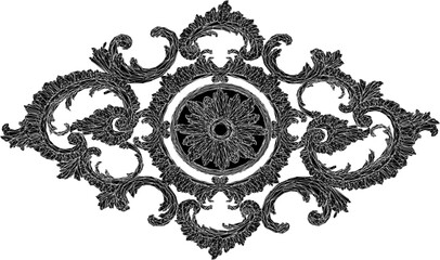 Vector sketch illustration design ornament frame background pattern classic vintage ethnic traditional