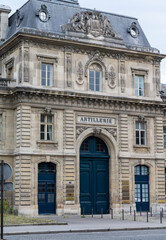 Bâtiment de l'artillerie , école militaire de Paris