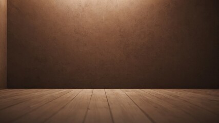 soft shadows on warm taupe wall background.