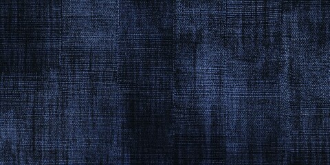 Dark blue textured fabric background.