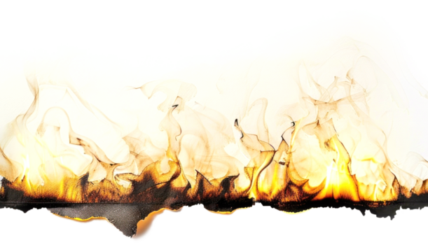 PNG Abstract burning paper art
