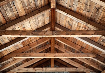 Wooden Roof Beams