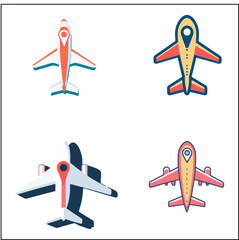 rockets Funny icon vector 