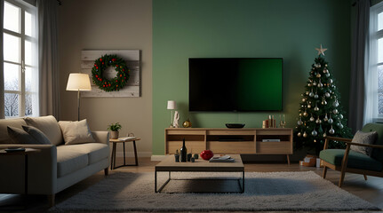 modern living room generative.ai 
