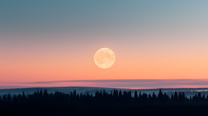 Obraz premium sunset in the mountains