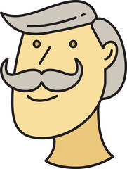 Old Man Avatar Comic Character Style