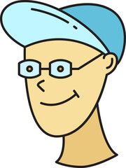 Boy Avatar Comic Character Style