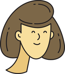 Woman Avatar Comic Character Style