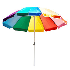 Obraz premium Rainbow Beach Umbrella