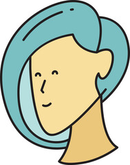 Woman Avatar Comic Character Style