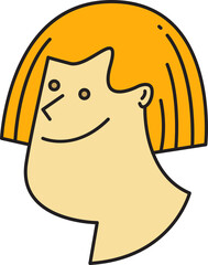 Woman Avatar Comic Character Style