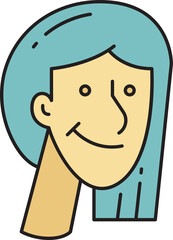 Woman Avatar Comic Character Style