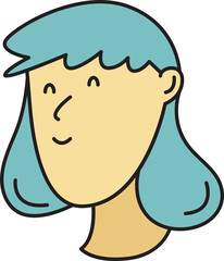 Woman Avatar Comic Character Style