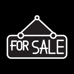 For Sale Sign icon Design