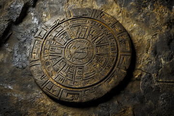 Unveiling Ancient Wisdom: A Stunning Bronze Artifact Styled in Intricate Engravings and Historical Significance