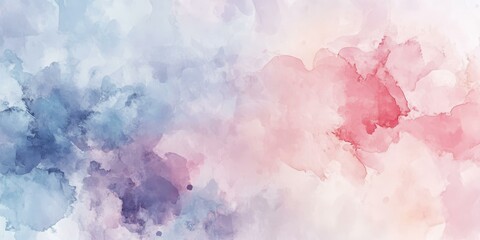 Obraz premium Abstract watercolor background in pink and blue.