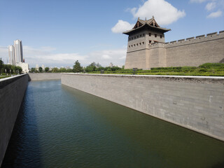 the walls of the imperial city of Datong  China