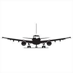 airplane isolated on white background