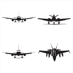airplane isolated on white background