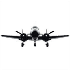 airplane isolated on white background