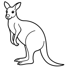 Kangaroo Vector Silhouette