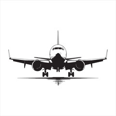 Fototapeta premium airplane isolated on white background