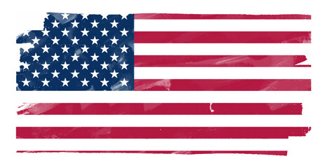 Grunge USA flag. Distressed American flag