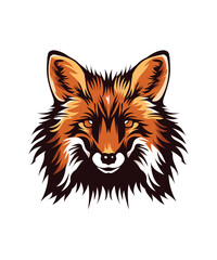 red fox Vector Art