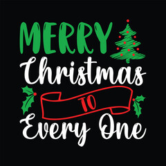 Merry Christmas To Every One SVG