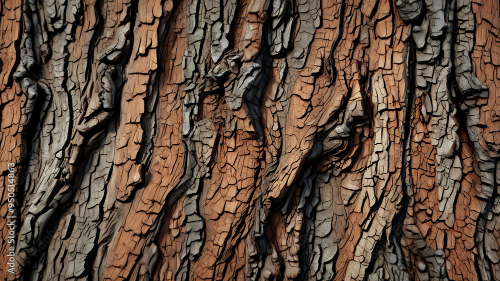 Sticker bark of tree