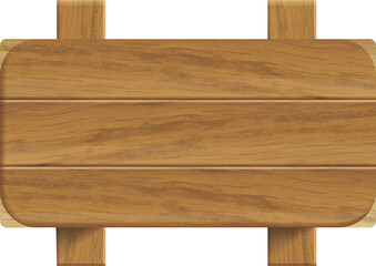 3d wood plates with empty space for sign