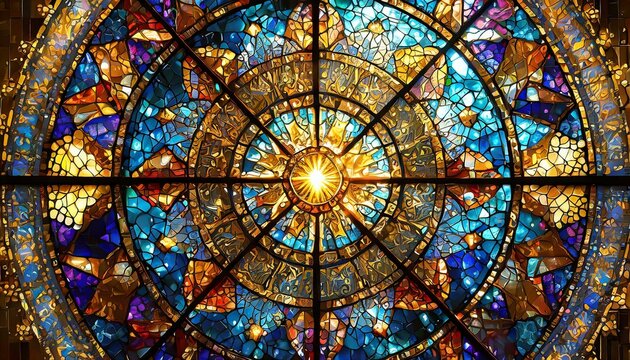 stained glass window