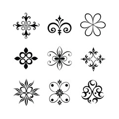 Vintage Decorative Elements Vector Illustration Pack.